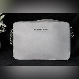 Michael Kors Silver Crossbody Bag